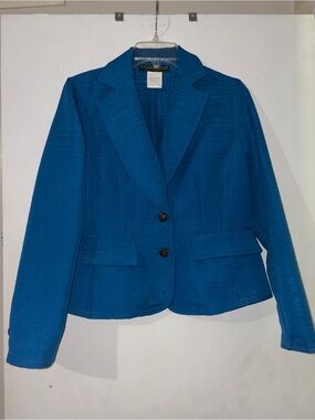 Harve Benard Cobalt Blue Tailored Women's Blazer